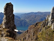 Rifugio Rosalba (1730 m) con Colle Garibaldi (1824 m) in autunnale ad anello il 28 ottobre 2020 - FOTOGALLERY